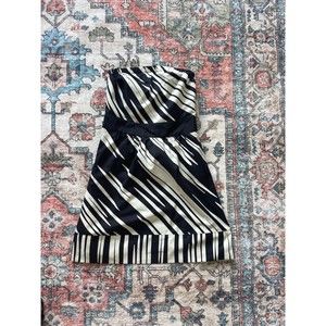 Black and white striped strapless dress NWT from The Limited 0